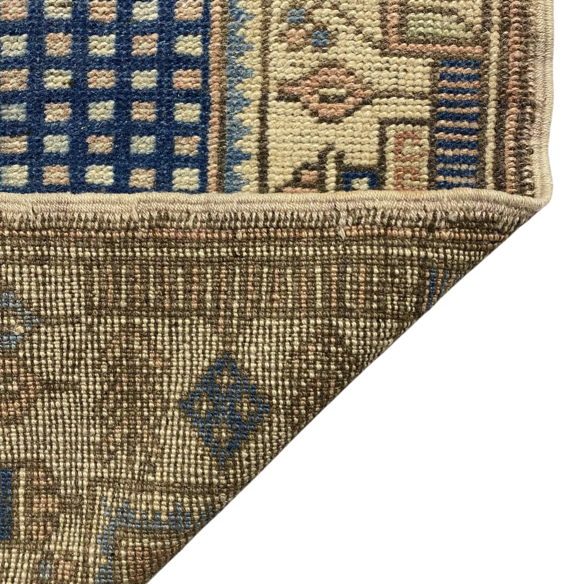 Muted Vintage Turkish Hallway / Kitchen Runner YAHYALI Rug - Kilim Art Gallery