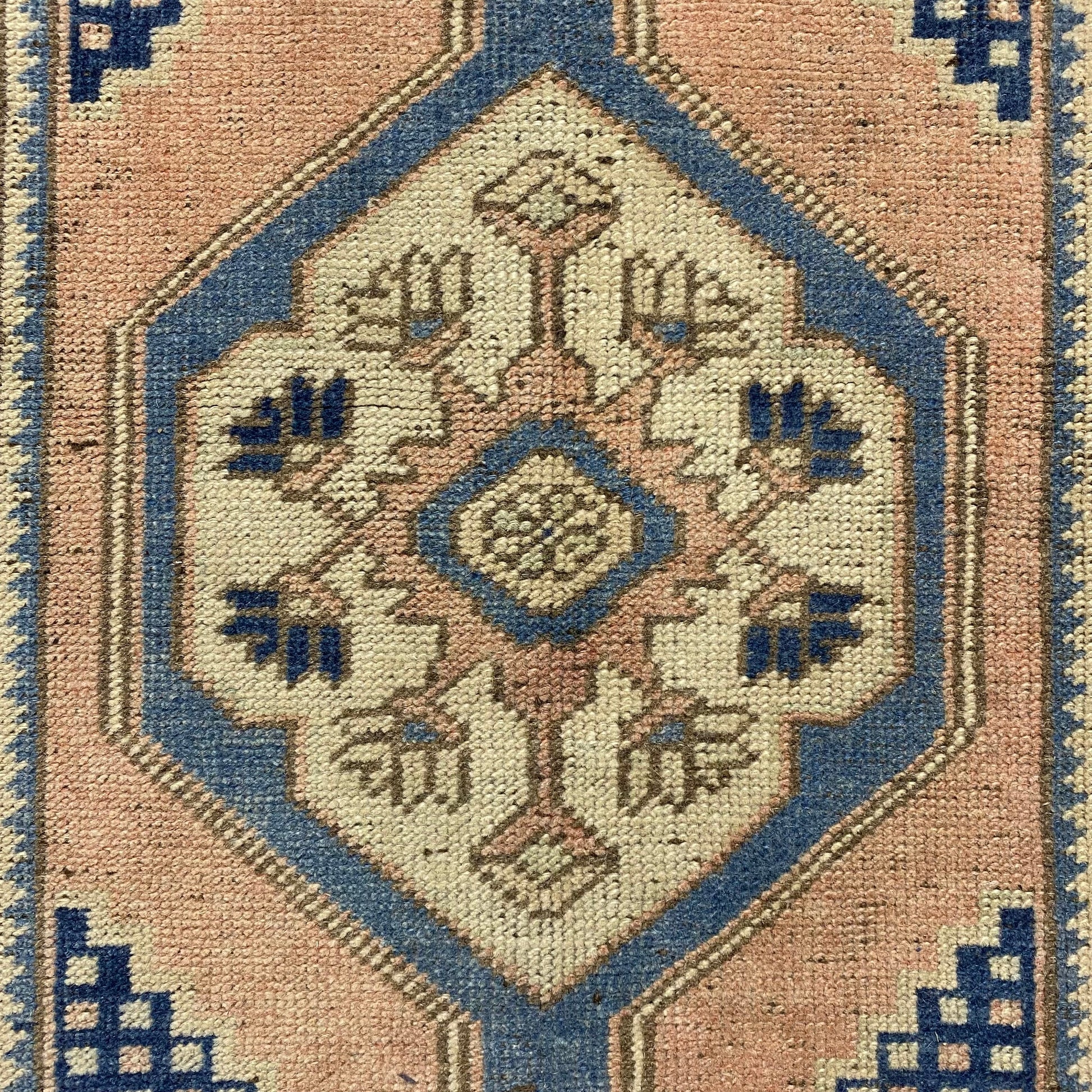 Muted Vintage Turkish Hallway / Kitchen Runner YAHYALI Rug - Kilim Art Gallery