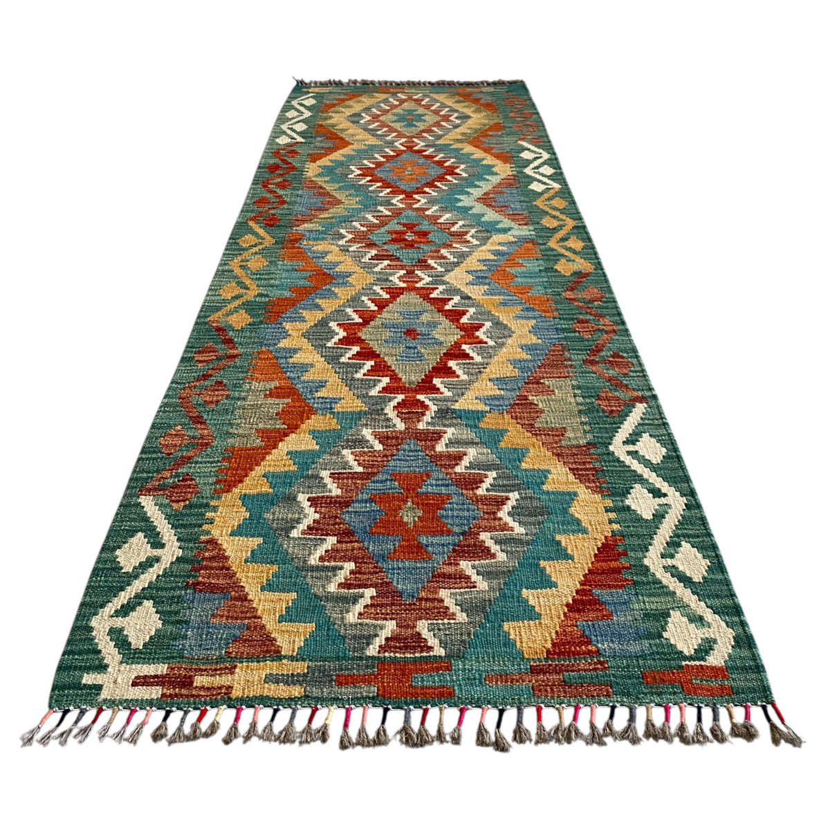 Narrow Hallway Kitchen Runner Kilim Rug - Kilim Art Gallery