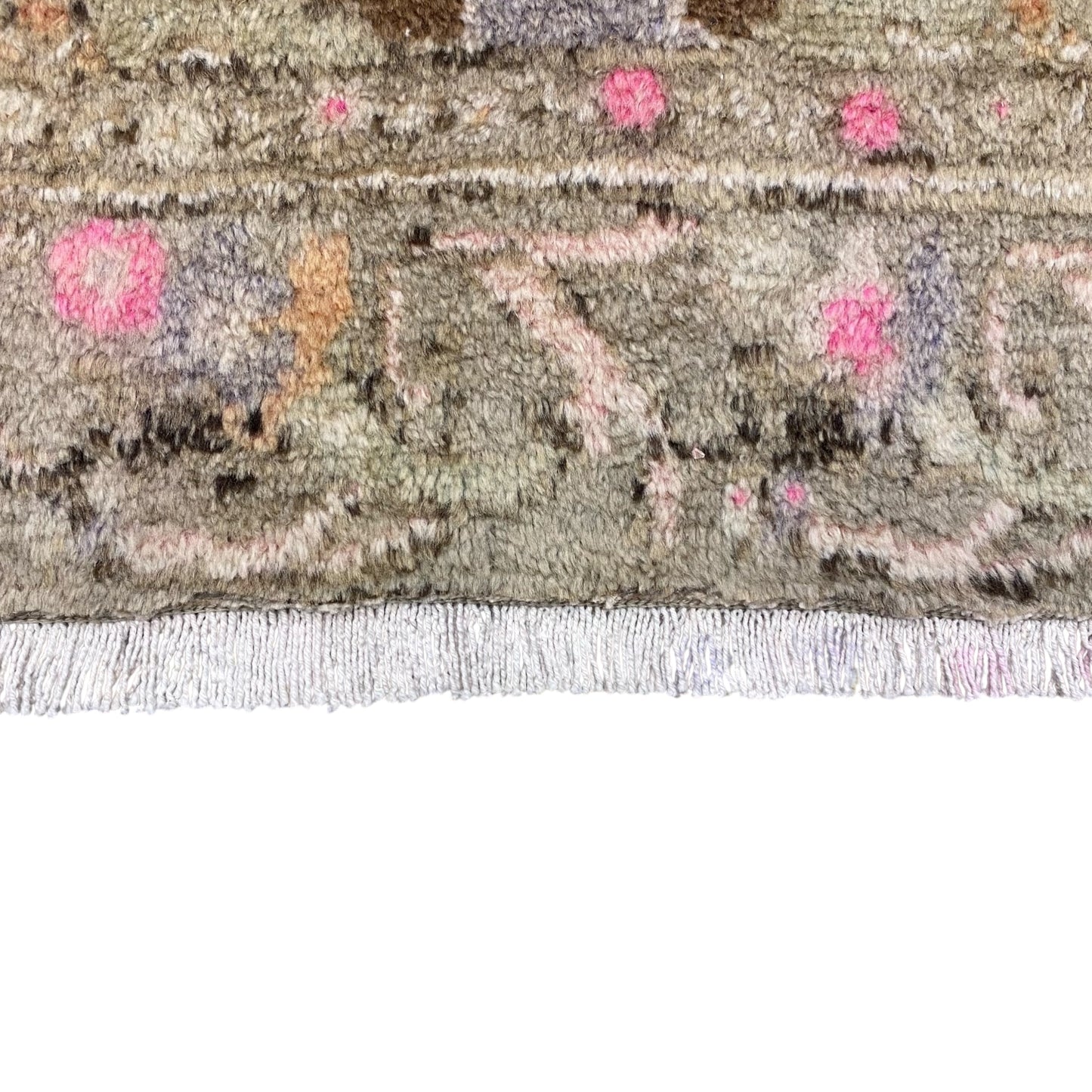Narrow Vintage Turkish Oushak Runner Rug - Kilim Art Gallery