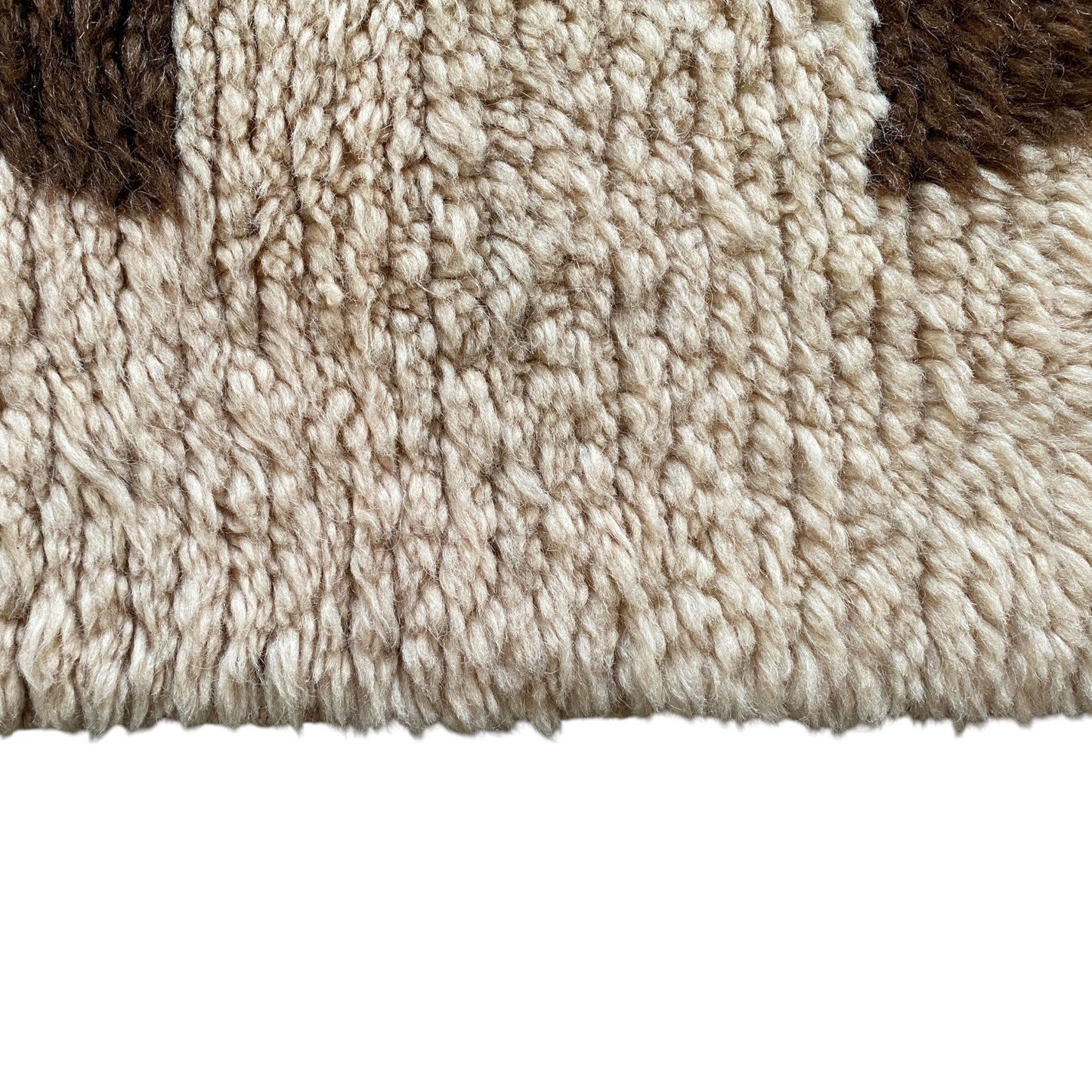 Natural Color Aztec Design Konya Karapinar Yatak Rug - Kilim Art Gallery