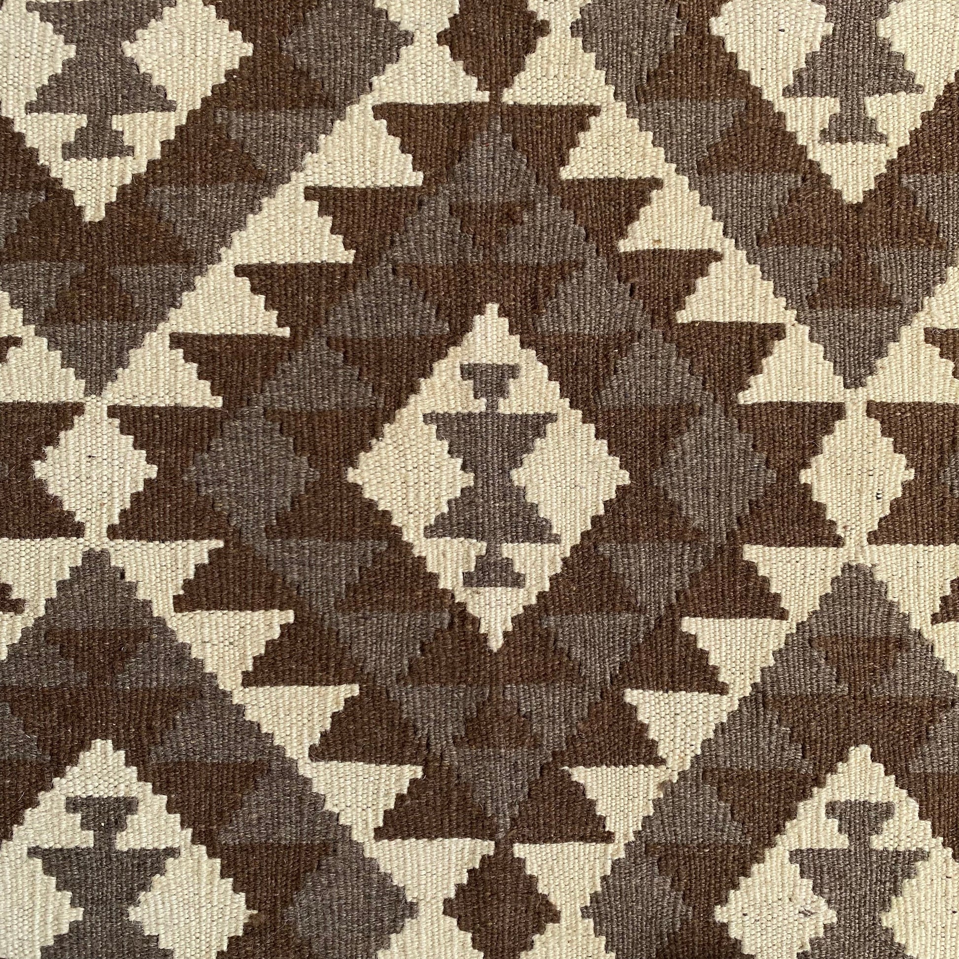 Natural Undyed Geometric Kilim Rug Kelim - Kilim Art Gallery