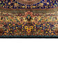 Navy Blue Hereke Modal Silk Rug - Kilim Art Gallery