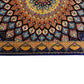Navy Blue Peacock Silk Rug - Kilim Art Gallery