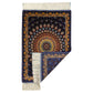 Navy Blue Peacock Silk Rug - Kilim Art Gallery