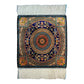 Navy Blue Silk Rug Carpet Wall Hanging - Kilim Art Gallery