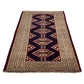 Navy Blue Turkmen Sultan Buhara Small Rug - Kilim Art Gallery