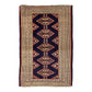 Navy Blue Turkmen Sultan Buhara Small Rug - Kilim Art Gallery