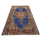 Navy Blue Vintage Turkish Oushak Rug - Kilim Art Gallery