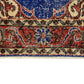 Navy Blue Vintage Turkish Oushak Rug - Kilim Art Gallery