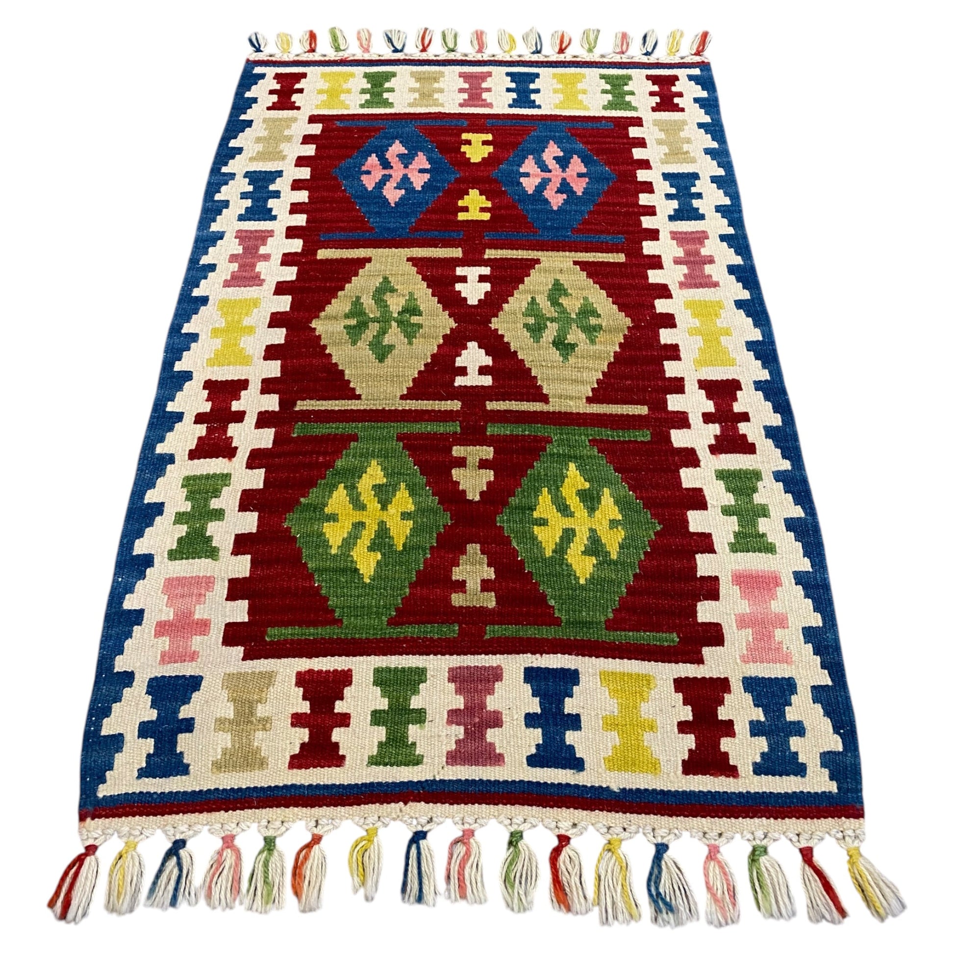 New Wool Handmade Turkish Kilim Rug - Kilim Art Gallery