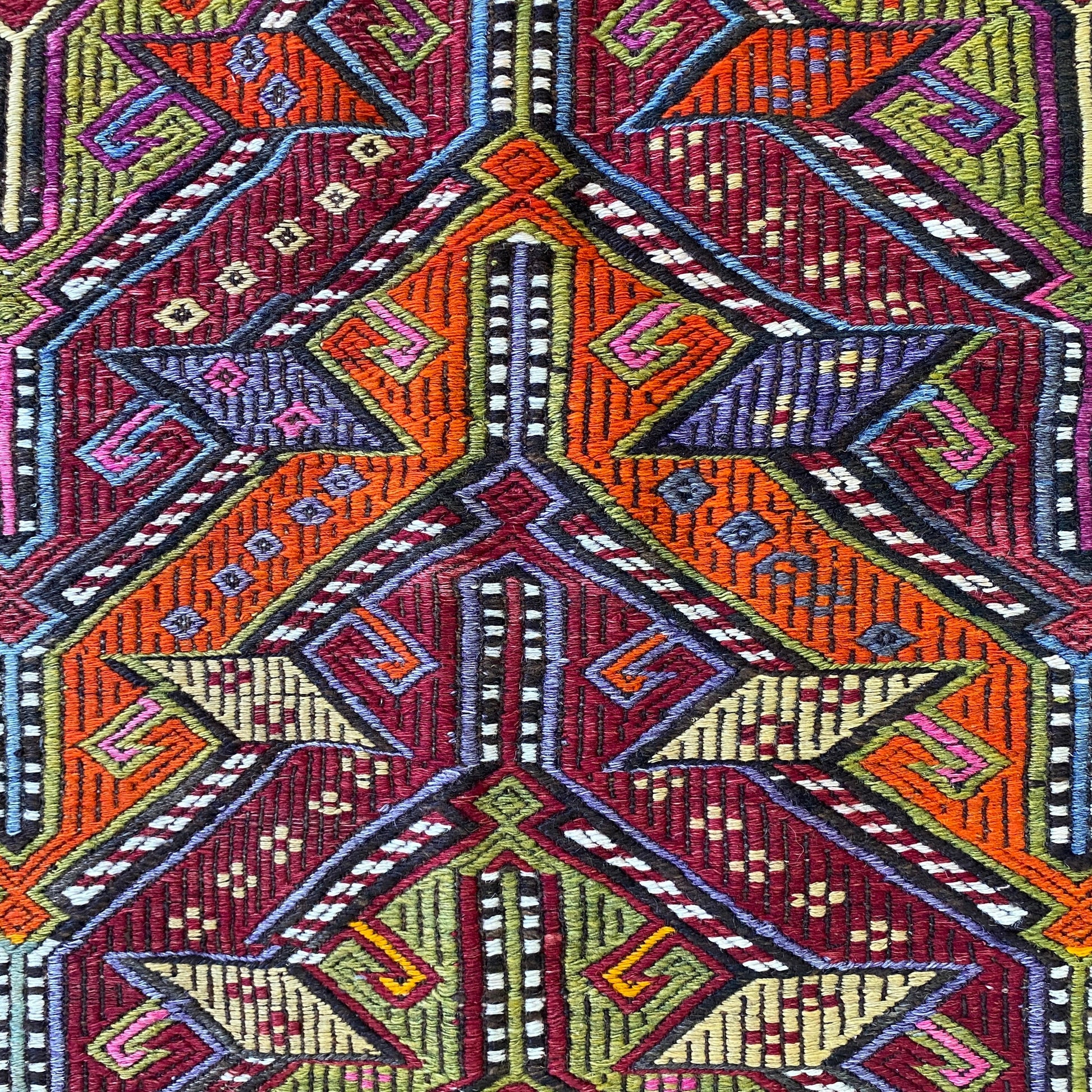 Nomadic Mut Cicim Kilim Rug Made for Dowry - Kilim Art Gallery
