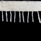 Nordic Scandinavian Style Black and White Striped Turkish Siirt Blanket Kilim Rug - Kilim Art Gallery