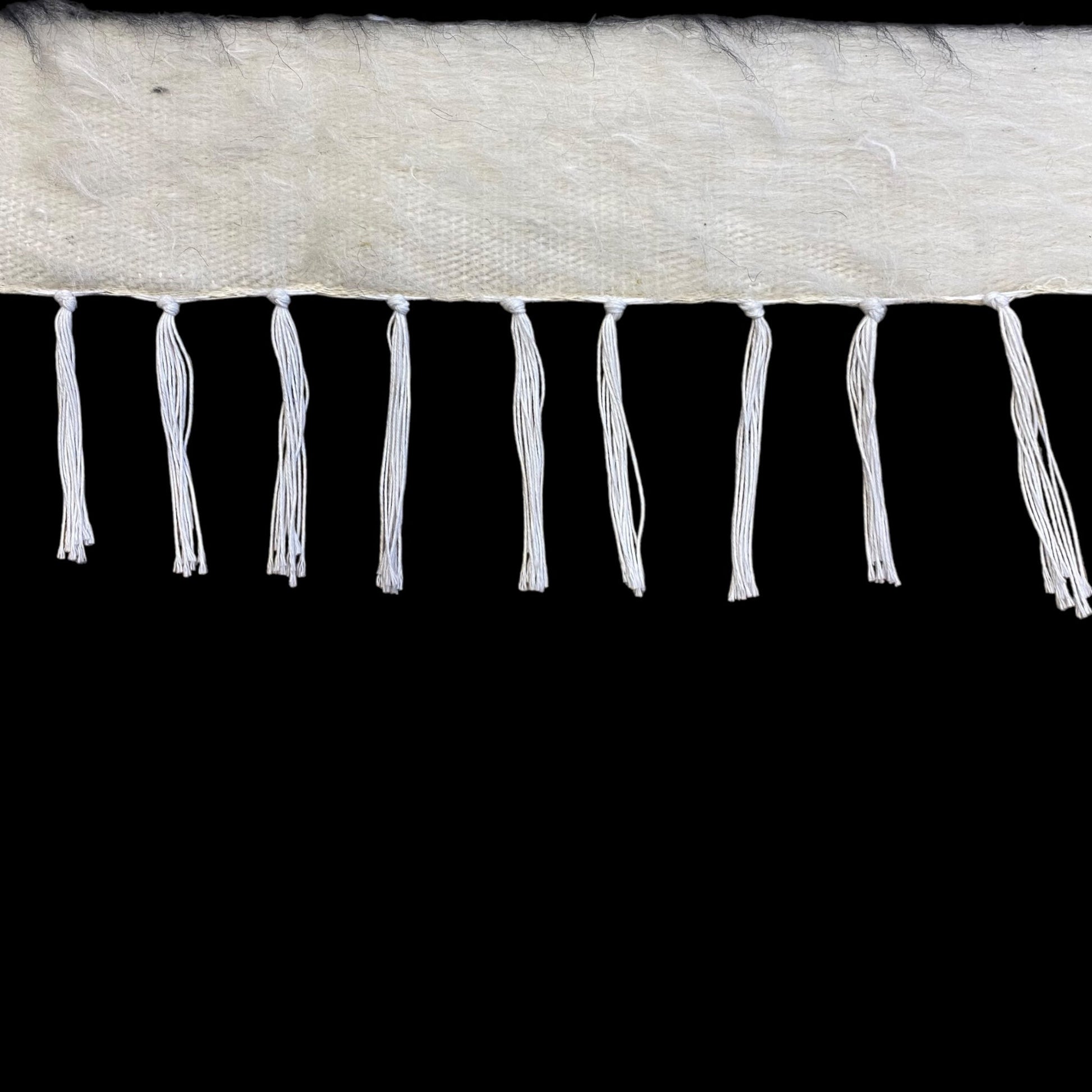 Nordic Scandinavian Style Black and White Striped Turkish Siirt Blanket Kilim Rug - Kilim Art Gallery