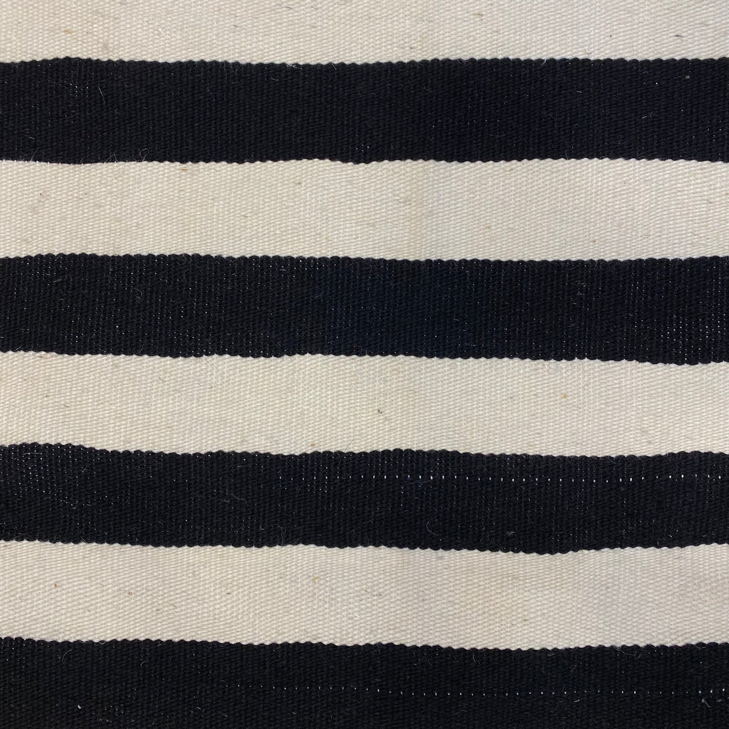 Nordic Scandinavian Style Black and White Striped Turkish Siirt Blanket Kilim Rug - Kilim Art Gallery