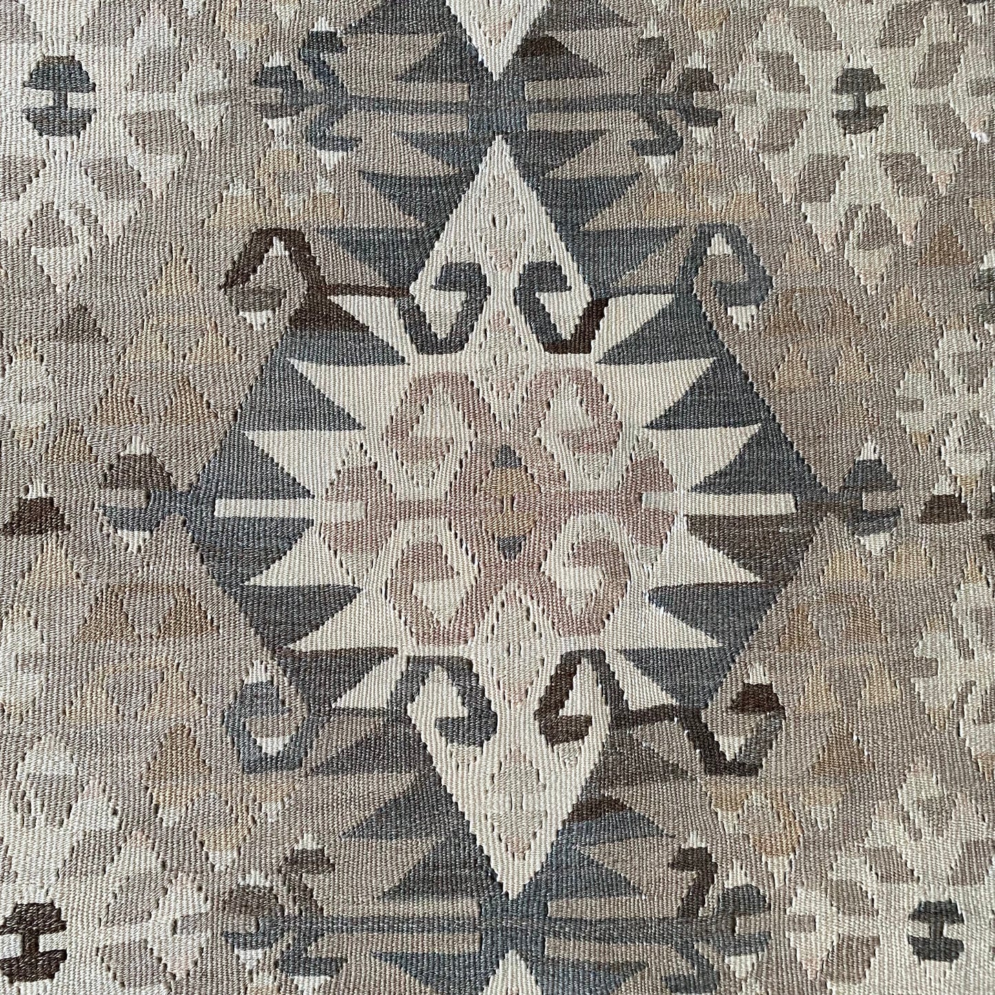 Old Pastel Color Kayseri Kilim Rug - Kilim Art Gallery