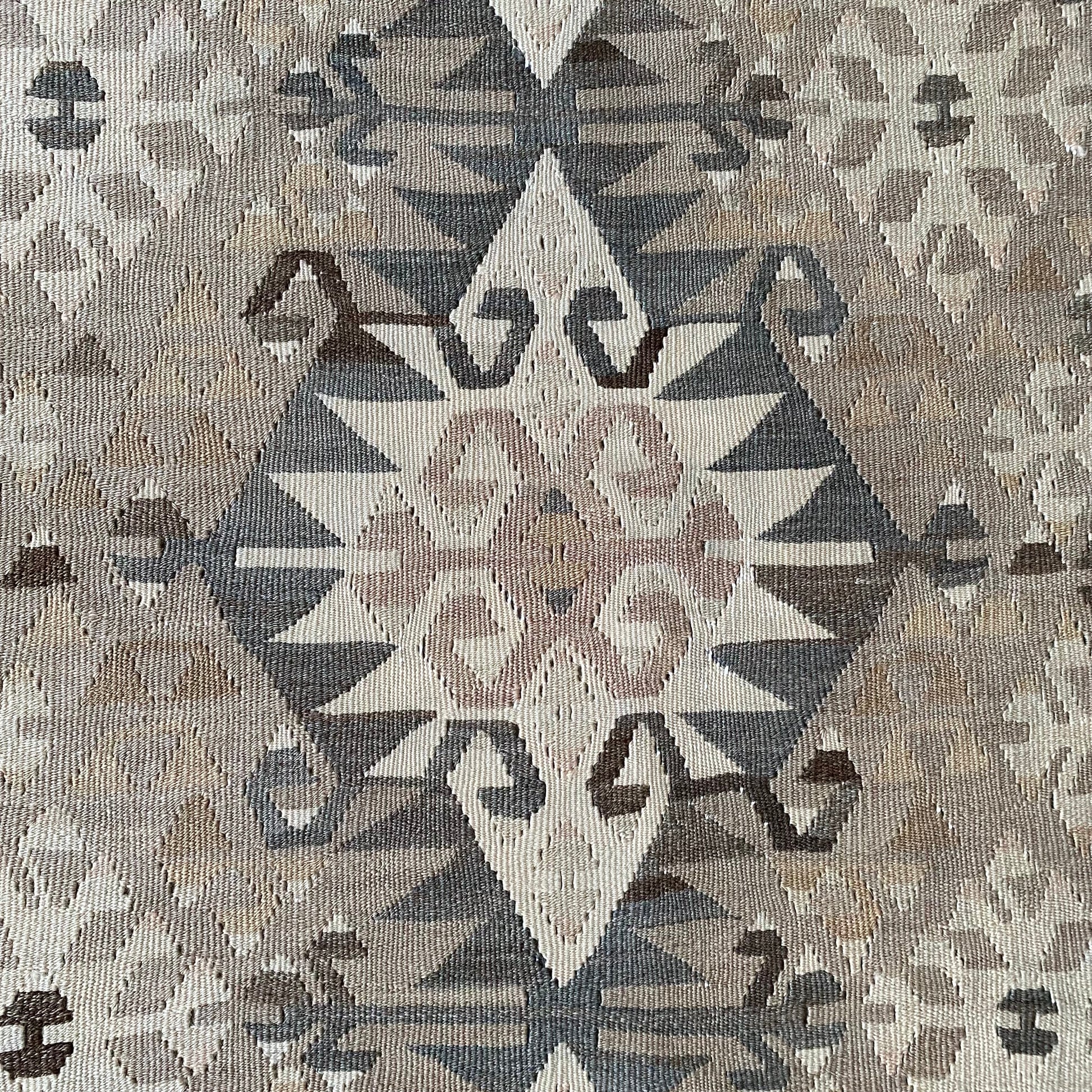 Old Pastel Color Kayseri Kilim Rug - Kilim Art Gallery