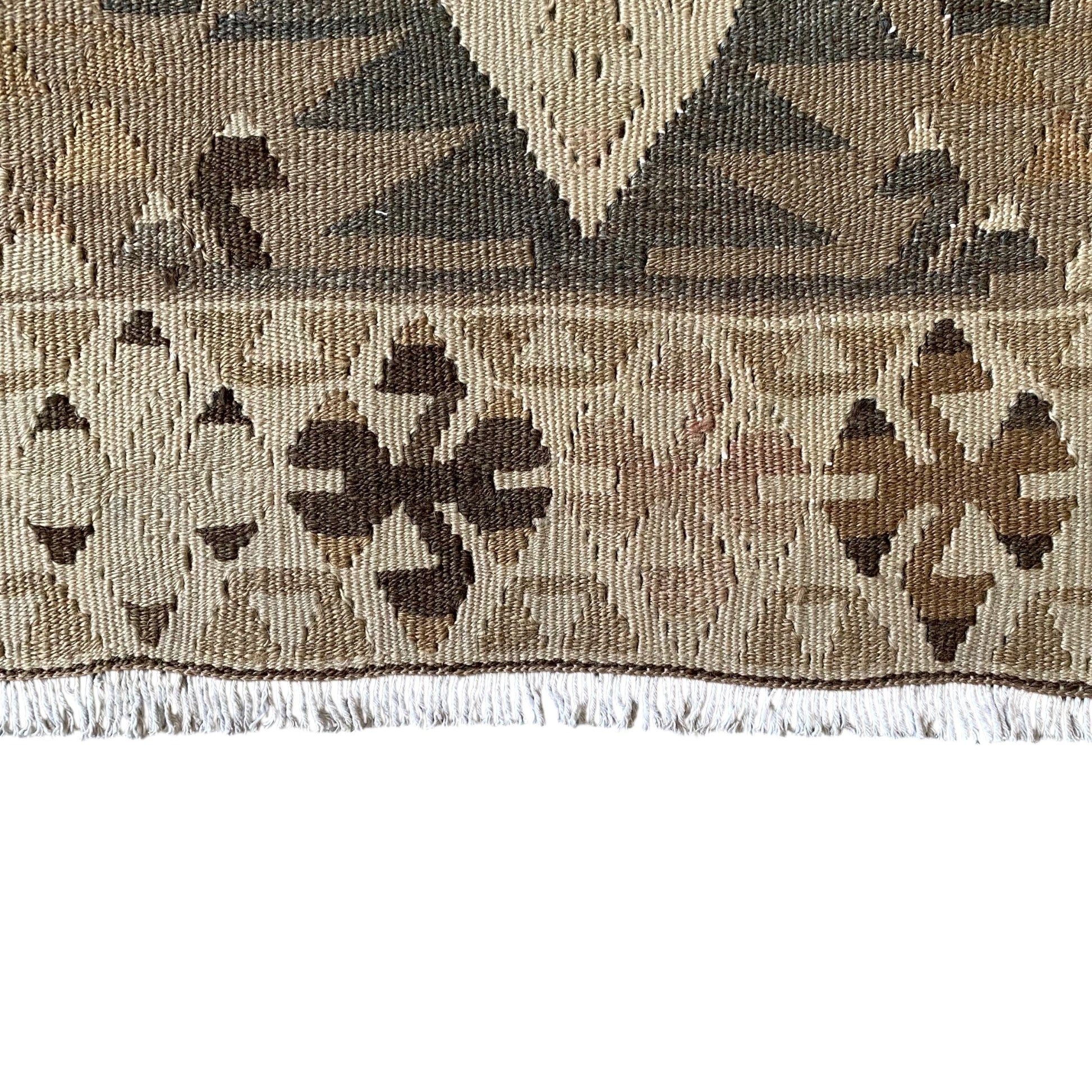 Old Pastel Color Kayseri Kilim Rug - Kilim Art Gallery