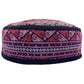 Orange White Turkmen Hat - Kilim Art Gallery