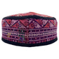 Orange White Turkmen Hat - Kilim Art Gallery