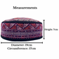 Orange White Turkmen Hat