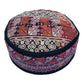 Orange White Turkmen Hat - Kilim Art Gallery