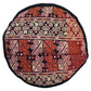 Orange White Turkmen Hat - Kilim Art Gallery