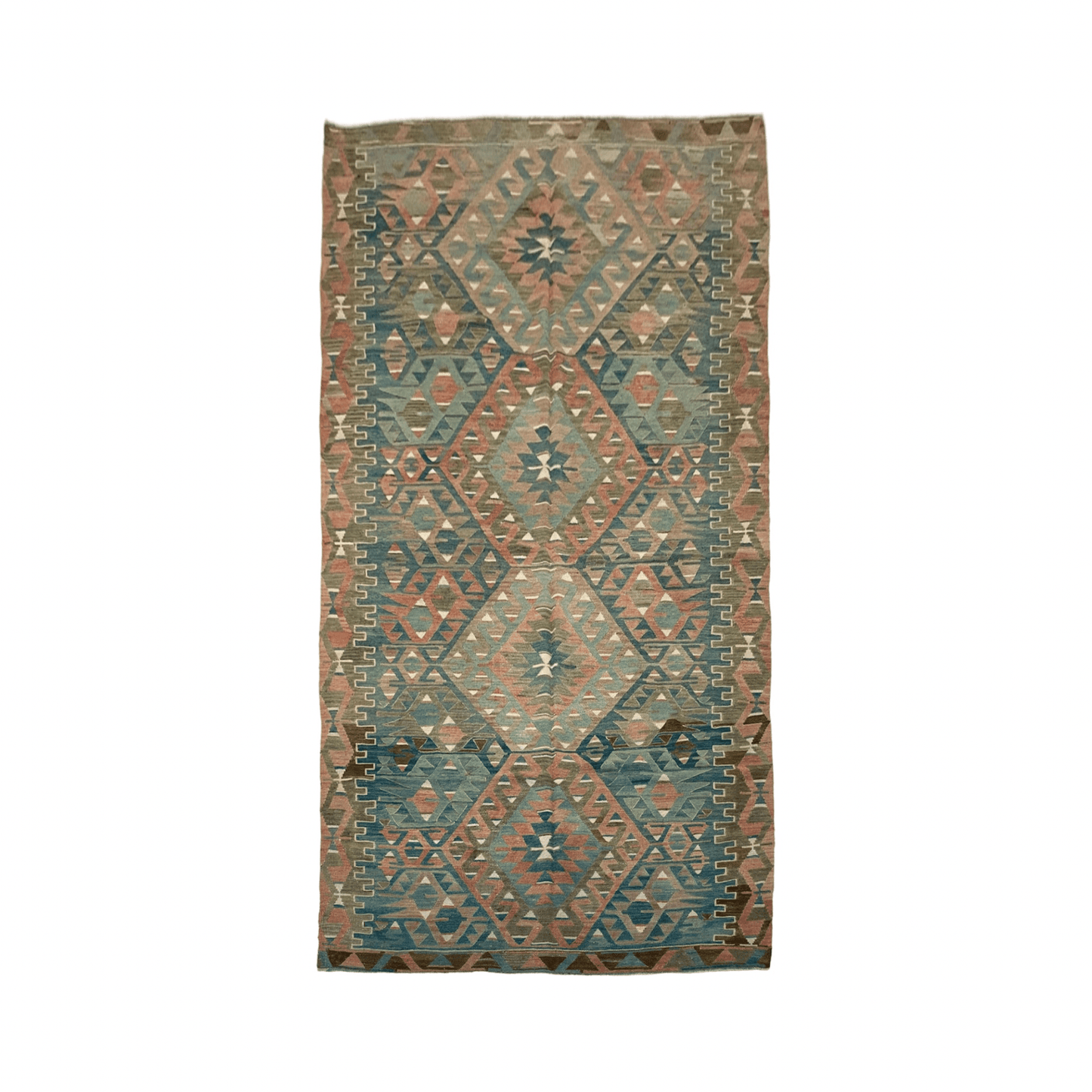 Oushak Esme Area Kilim Rug - Kilim Art Gallery