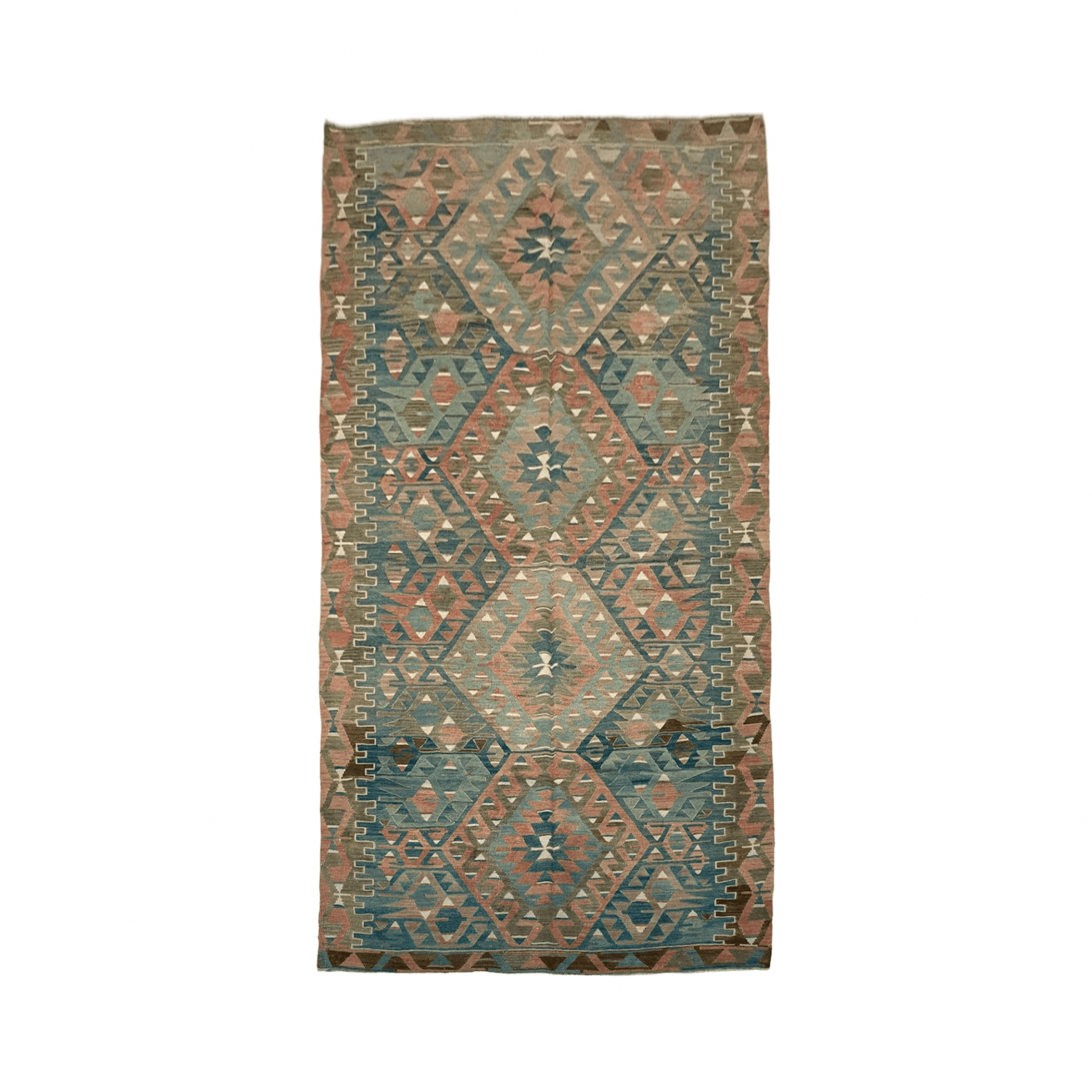 Oushak Esme Area Kilim Rug - Kilim Art Gallery