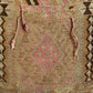 Pale Pastel Color Tribal Kilim Saddlebag - Kilim Art Gallery