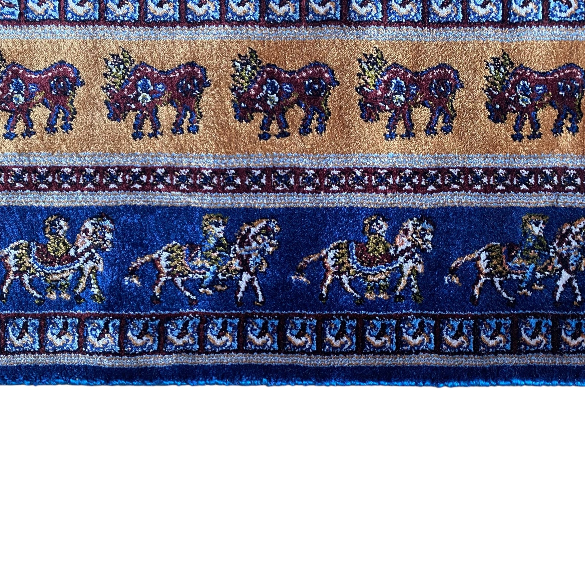 Pazyryk Carpet Rug Copy with Modal Silk - Kilim Art Gallery