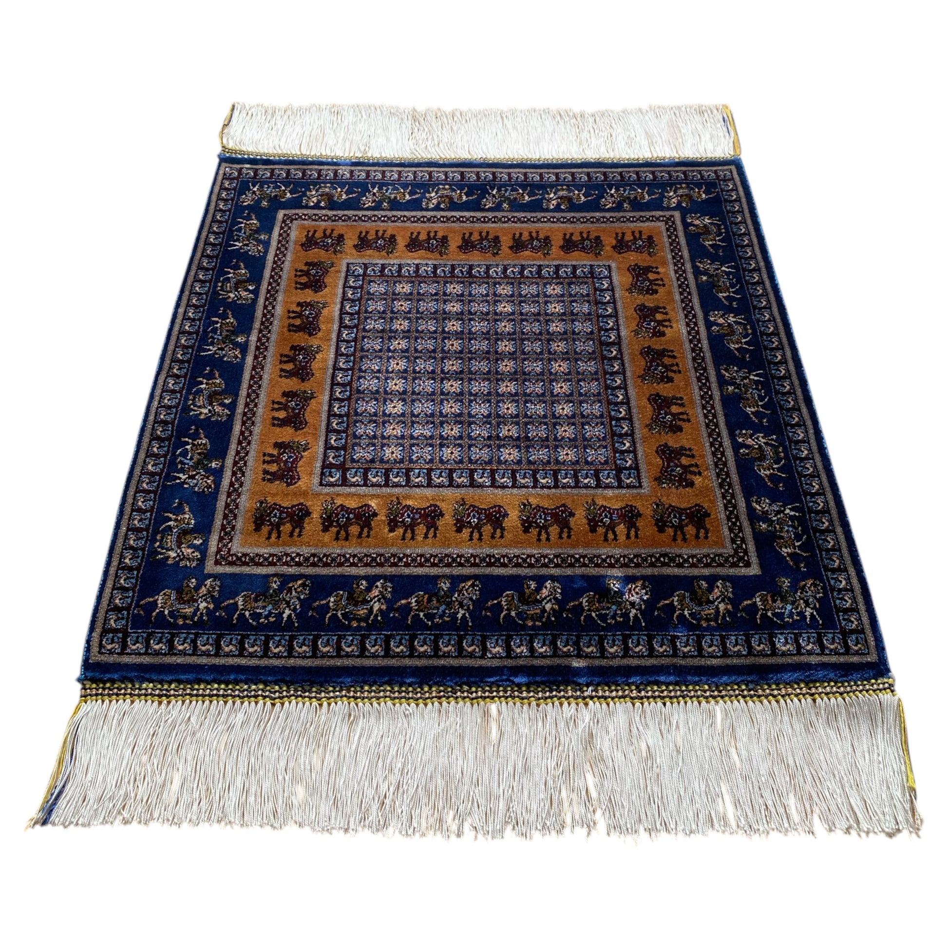 Pazyryk Carpet Rug Copy with Modal Silk