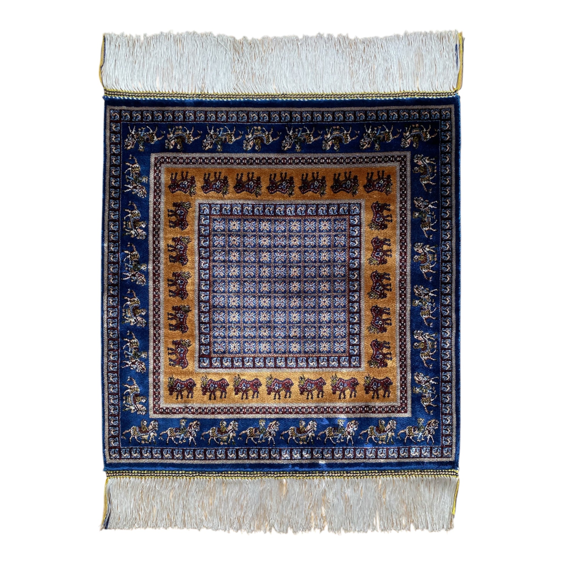 Pazyryk Carpet Rug Copy with Modal Silk