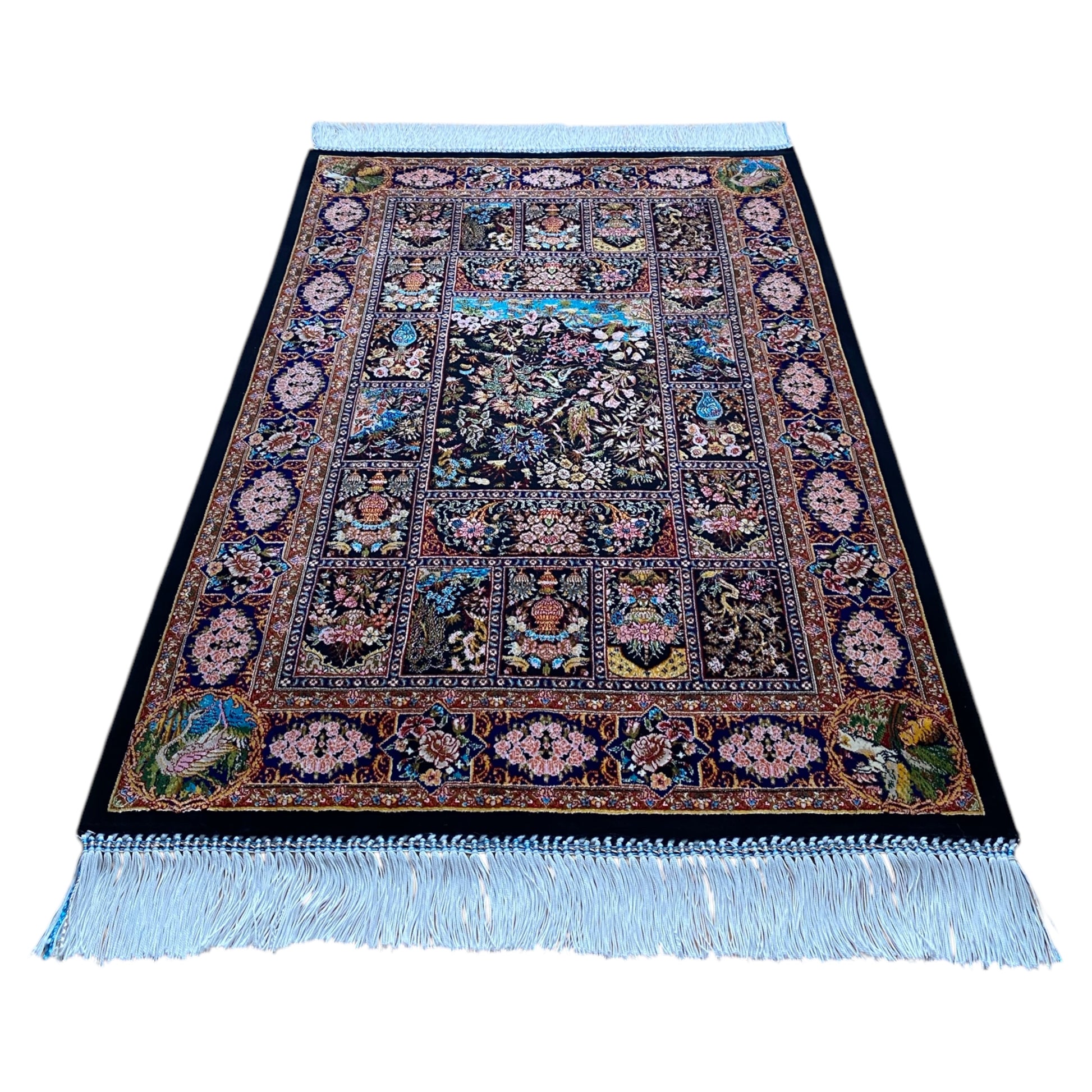 2'x3' Pictorial Modal Silk Rug