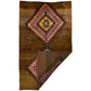 Primitive Bold Design Brown Kars Rug - Kilim Art Gallery