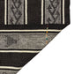 Primitive Ethnic Nomadic Black and White Kilim Perde Curtain - Kilim Art Gallery