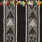 Primitive Ethnic Nomadic Black and White Kilim Perde Curtain - Kilim Art Gallery