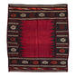 Red Afshar Sofra / Sofraeh Kilim Rug - Kilim Art Gallery