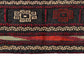 Red Afshar Sofra / Sofraeh Kilim Rug - Kilim Art Gallery