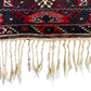 Red and Navy Blue Turkish Döşemealtı Lotto Rug - Kilim Art Gallery