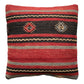 Red Black Kilim Cushion / Pillow Cover - Kilim Art Gallery