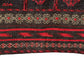 Red Black Square Kilim Rug - Kilim Art Gallery