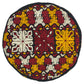Red Yellow White Embroidered Hat