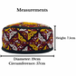 Red Yellow White Embroidered Hat