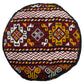 Red Yellow White Turkmen Kilim Hat - Kilim Art Gallery