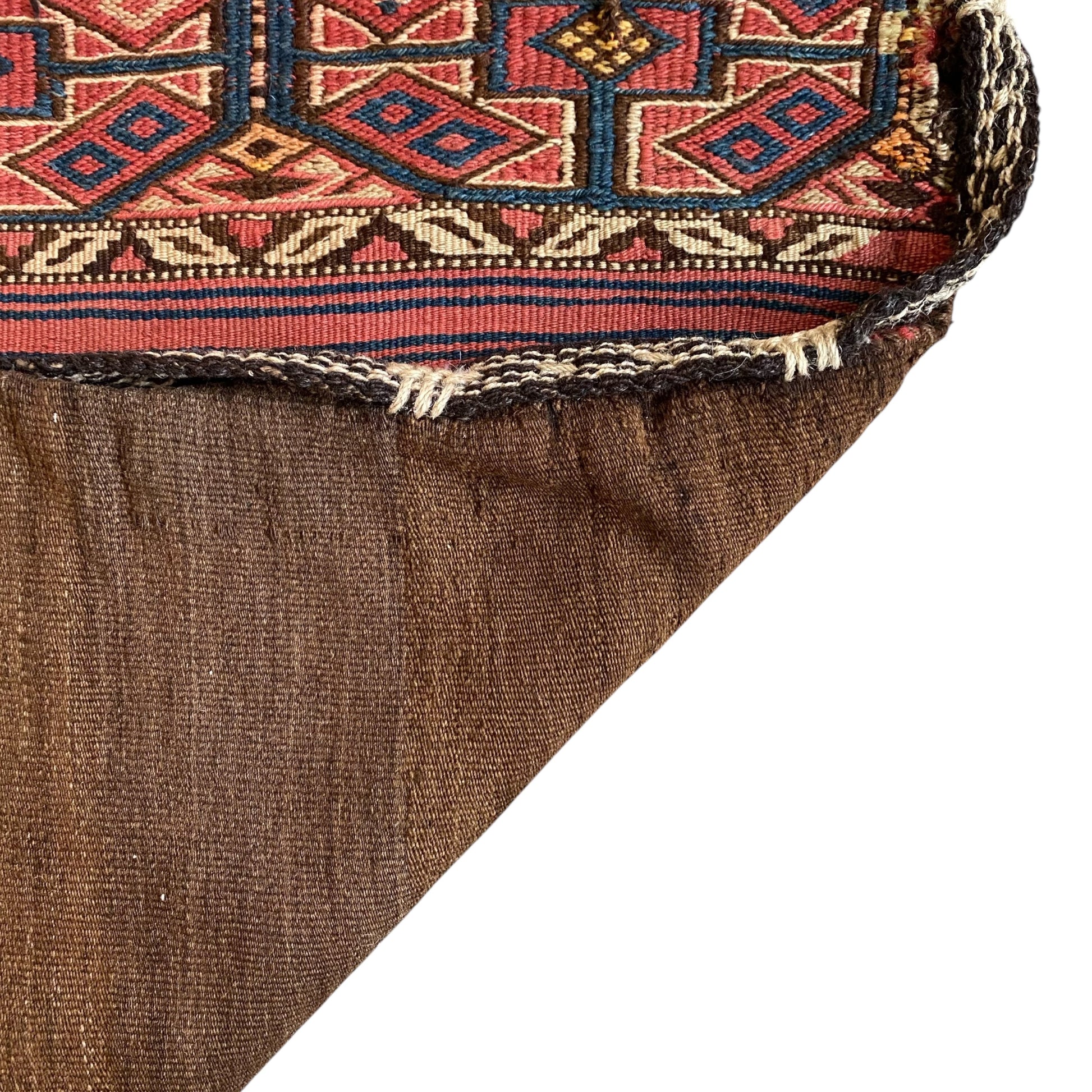 Saçıkara Nomadic Soumak Chuval Kilim - Kilim Art Gallery