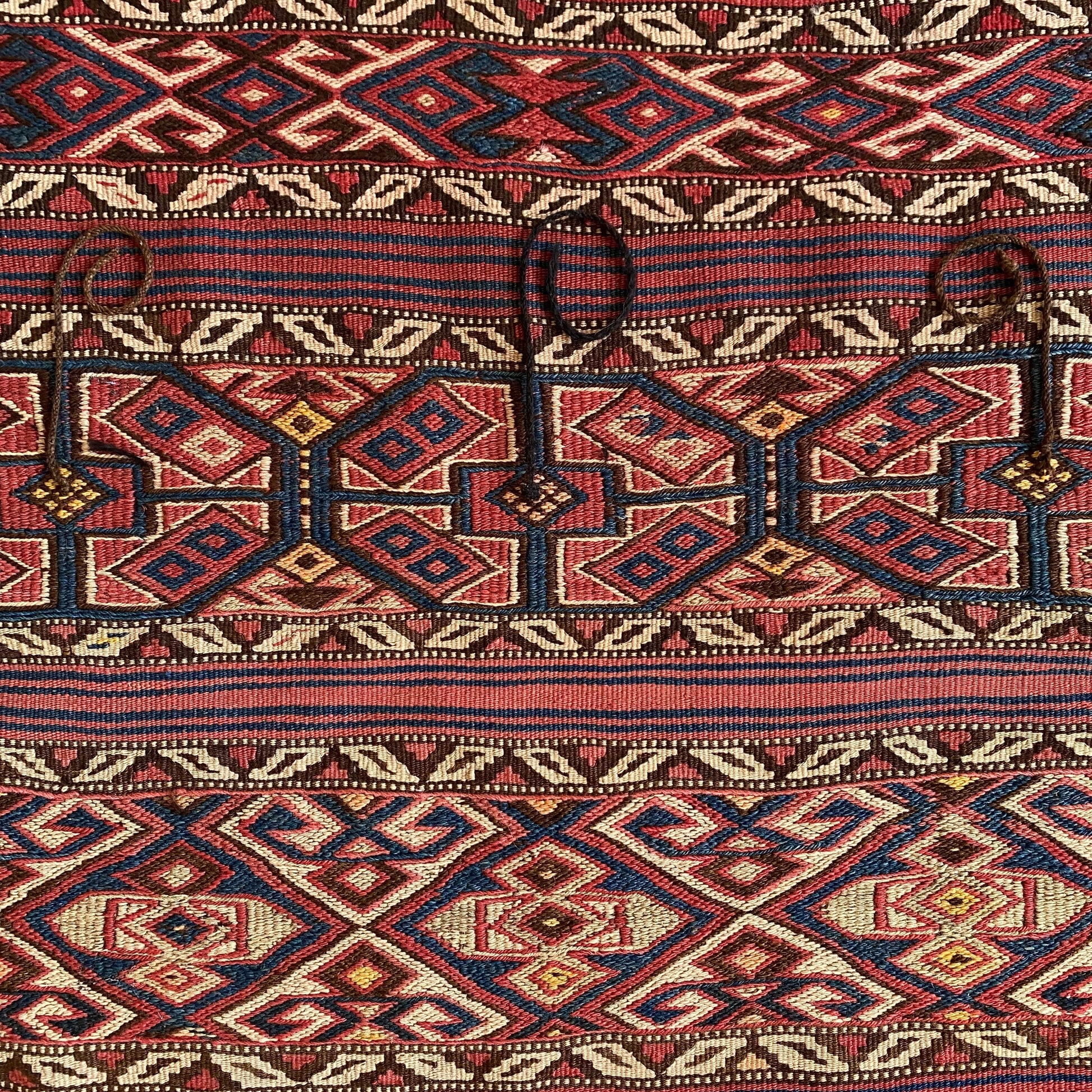 Saçıkara Nomadic Soumak Chuval Kilim - Kilim Art Gallery