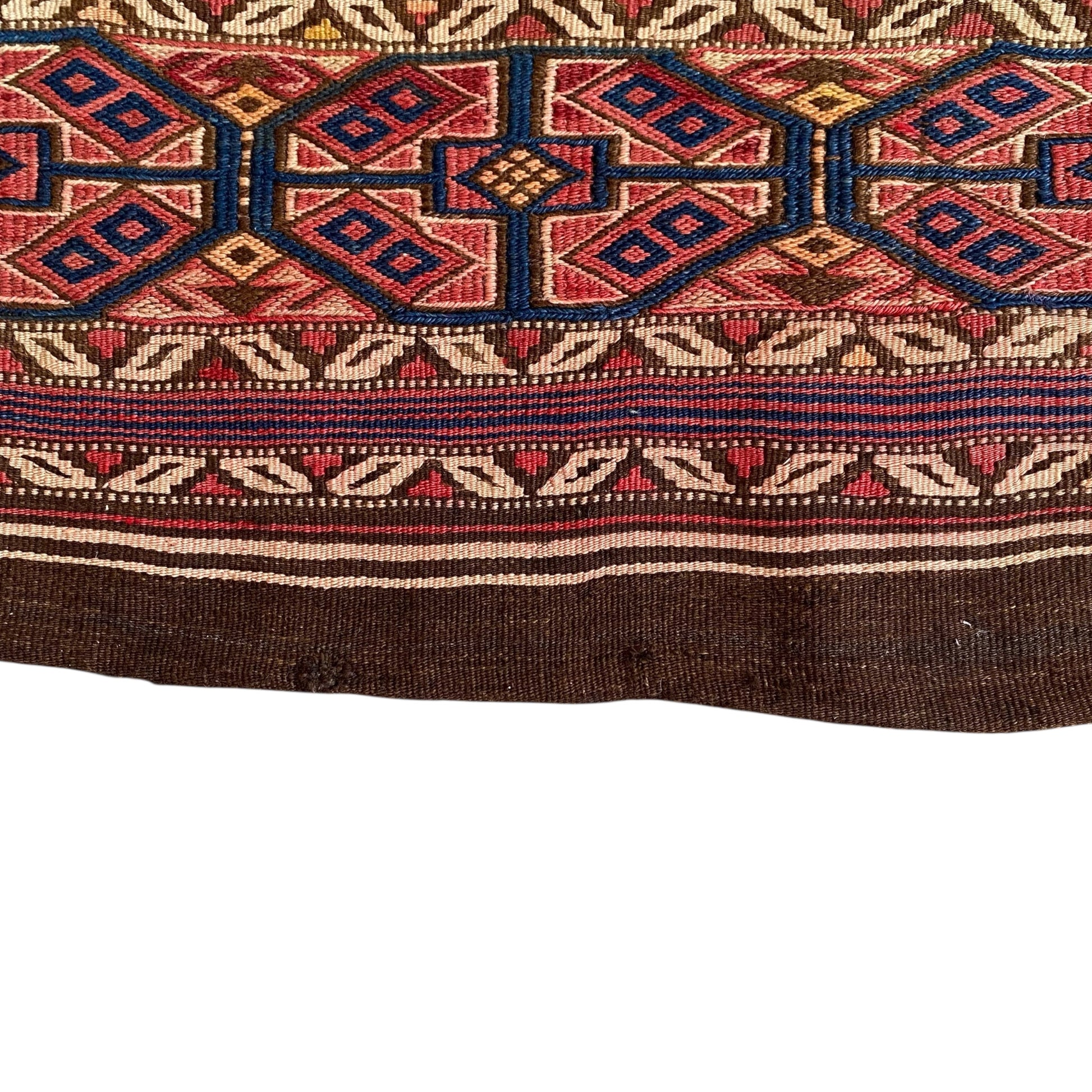 Saçıkara Nomadic Soumak Chuval Kilim - Kilim Art Gallery