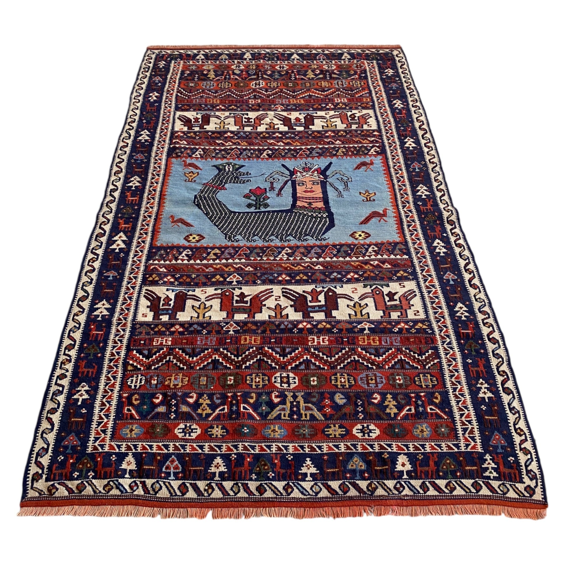 Shahmaran Kilim Rug - Kilim Art Gallery