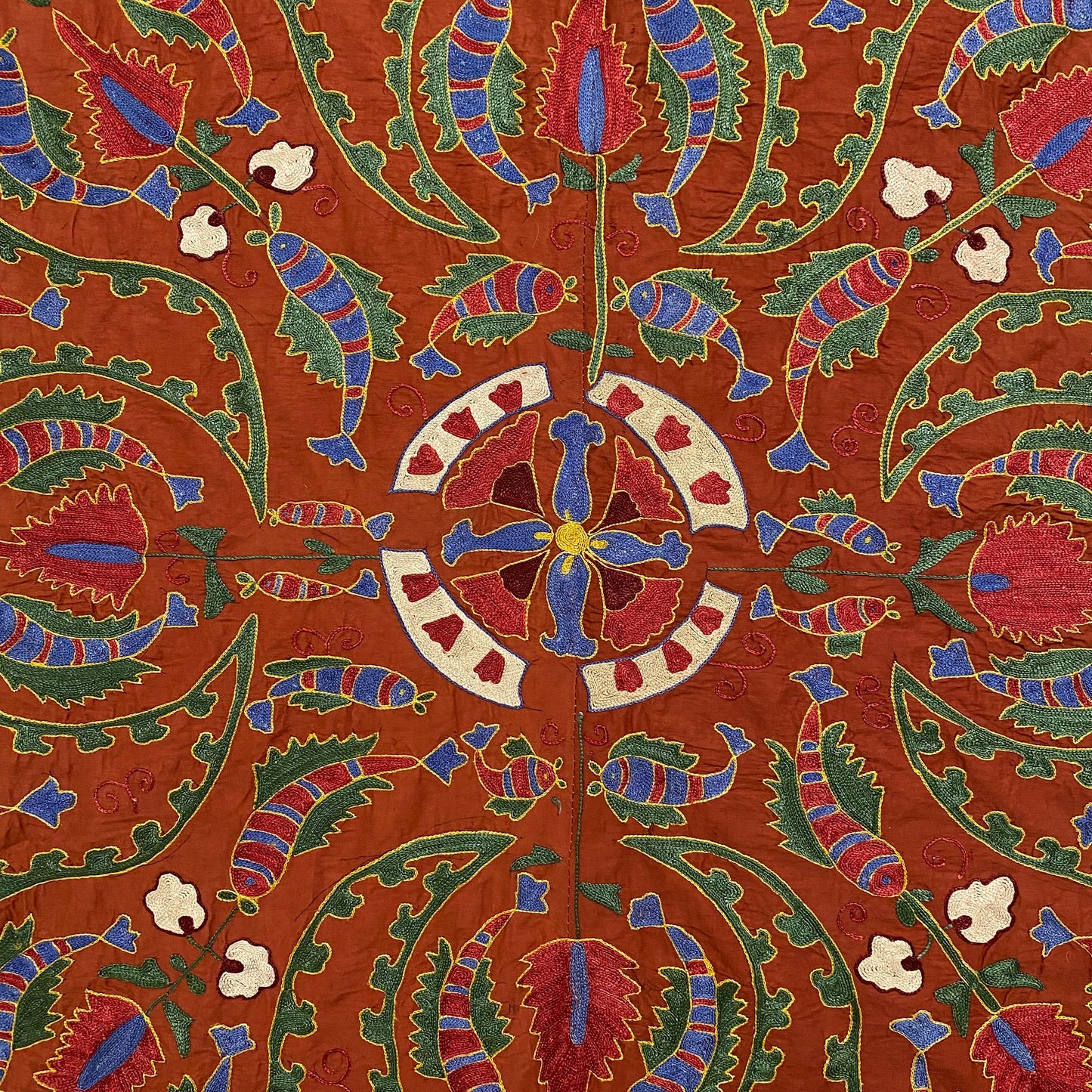Shakhrisabz Silk Suzani - Kilim Art Gallery